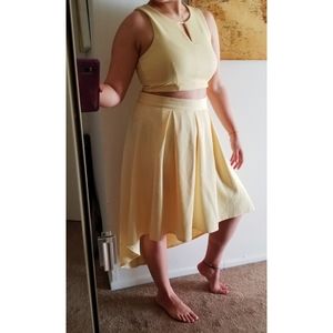 She + Sky Anthro Crop Skirt Dress NWT